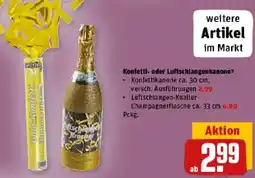 REWE Konfetti- oder Luftschlangenkanone Angebot