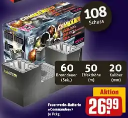 REWE Feuerwerks-Batterie Commander Angebot
