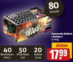 REWE Feuerwerks-Batterie Furious Angebot