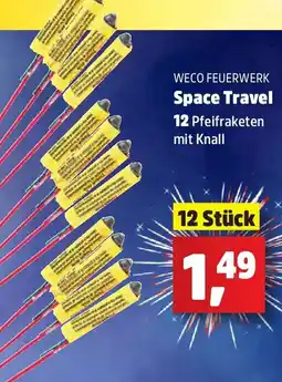 Thomas Philipps WECO FEUERWERK Space Travel Angebot