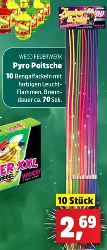 Thomas Philipps WECO FEUERWERK Pyro Peitsche Angebot