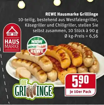 REWE Rewe Hausmarke Grillinge Angebot