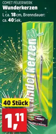 Thomas Philipps COMET FEUERWERK Wunderkerzen Angebot