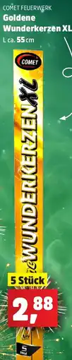 Thomas Philipps COMET FEUERWERK Goldene Wunderkerzen XL Angebot