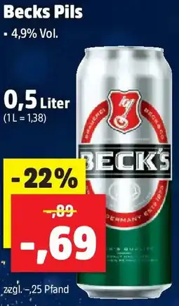 Thomas Philipps Becks Pils Angebot