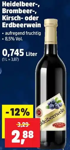 Thomas Philipps Heidelbeer-, Brombeer-, Kirsch- oder Erdbeerwein Angebot