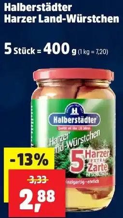 Thomas Philipps Halberstädter Harzer Land-Würstchen Angebot