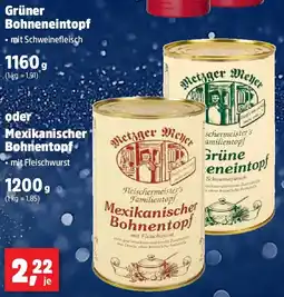 Thomas Philipps Grüner Bohneneintopf oderMexikanischer Bohnentopf m Angebot