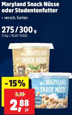 Thomas Philipps Maryland Snack Nüsse oder Studentenfutter Angebot