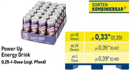 METRO Power Up Energy Drink Angebot