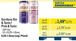 METRO Gordons Gin & Tonic/ Pink & Tonic Angebot