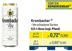 METRO Krombacher Angebot