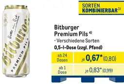 METRO Bitburger Premium Pils Angebot