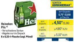 METRO Heineken Pils Angebot