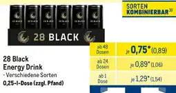 METRO 28 Black Energy Drink Angebot