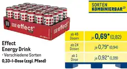 METRO Effect Energy Drink Angebot
