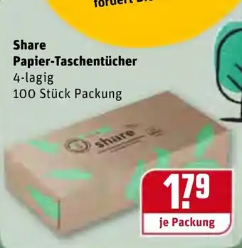 REWE Share Papier Taschentücher Angebot