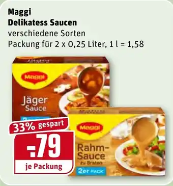 REWE Maggi Delikatess Saucen Angebot