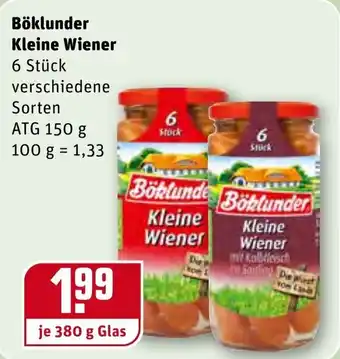 REWE Böklunder Kleine Wiener 380g Angebot