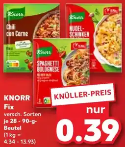 Kaufland KNORR Fix Angebot