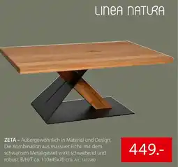 Zurbrüggen LINEA NATURA Couchtisch Angebot