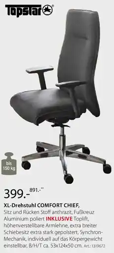 Zurbrüggen Topstar XL-Drehstuhl COMFORT CHIEF Angebot