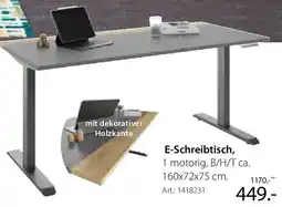 Zurbrüggen Novel E-Schreibtisch Angebot