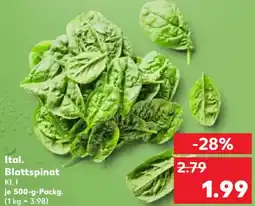 Kaufland Ital. Blattspinat Angebot