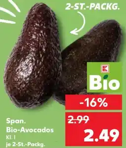Kaufland Span. Bio-Avocados Angebot