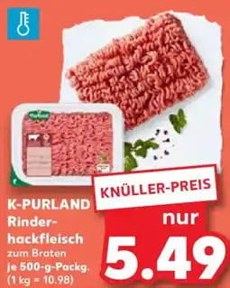 Kaufland K-PURLAND Rinderhackfleisch Angebot