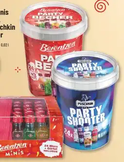 trinkgut Berentzen Minis Partybecher Angebot