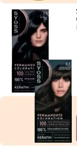 Rossmann Syoss Coloration Angebot