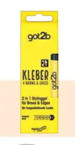 Rossmann Schwarzkopf Got2b Kleber 4 Brows & Edges 2in1 Stylinggel Angebot