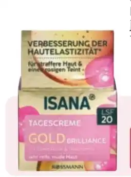 Rossmann Isana Gold Brilliance Tagescreme Angebot