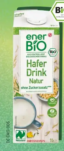 Rossmann enerBiO Hafer Drink Natur Angebot