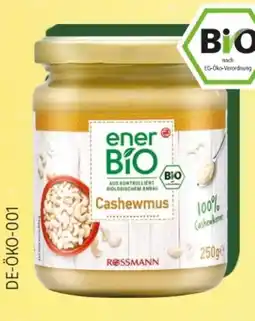 Rossmann enerBiO Cashewmus Angebot