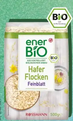 Rossmann enerBiO Hafer Flocken Feinblatt Angebot