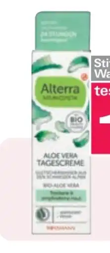 Rossmann Alterra Hydro Tagescreme Bio-Traube Angebot