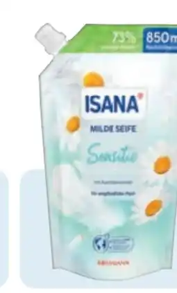 Rossmann Isana Seife im Nachfüllbeutel Angebot
