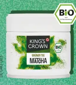 Rossmann King's Crown Bio Matcha-Pulver Angebot