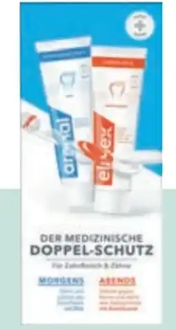 Rossmann Elmex & Aronal Zahncreme Doppel-Schutz Zahnfleisch und Zähne Angebot