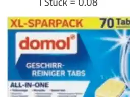 Rossmann Domol Geschirr-Reiniger Tabs XL-Sparpack Angebot