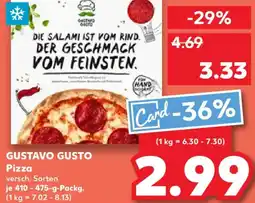 Kaufland GUSTAVO GUSTO Pizza Angebot