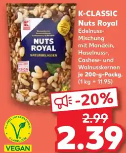 Kaufland K-CLASSIC Nuts Royal Angebot