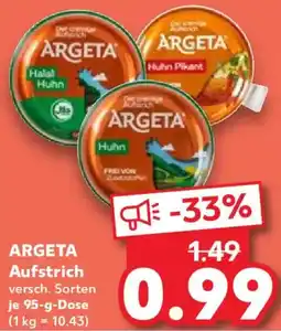 Kaufland ARGETA Aufstrich Angebot