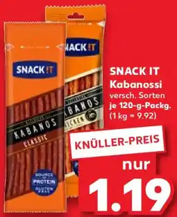 Kaufland SNACK IT Kabanossi Angebot