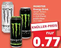 Kaufland MONSTER Energy Drink Angebot