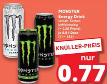 Kaufland MONSTER Energy Drink Angebot