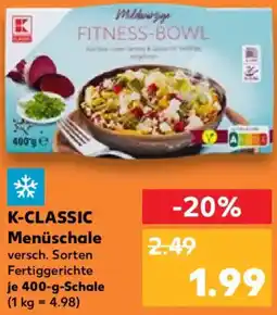 Kaufland K-CLASSIC Menüschale Angebot