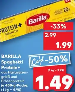 Kaufland BARILLA Spaghetti Protein+ Angebot